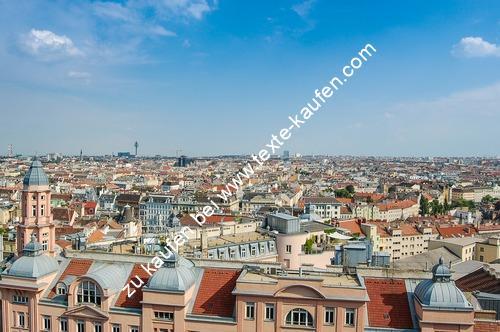 Über den Dächern einer Stadt