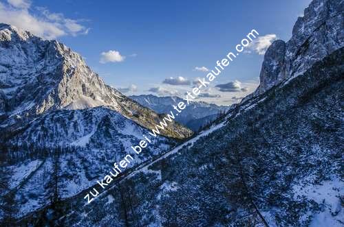 Sehr schöne Winterlandschaft im Gebirge