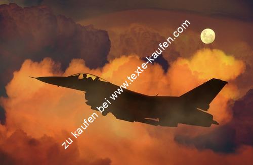 Ein Militärflugzeug