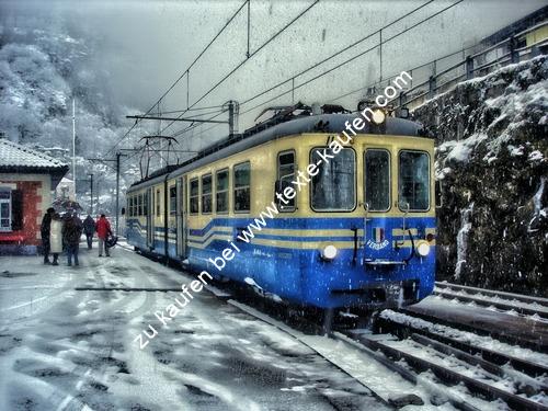 Alte Bahn Berglandschaft