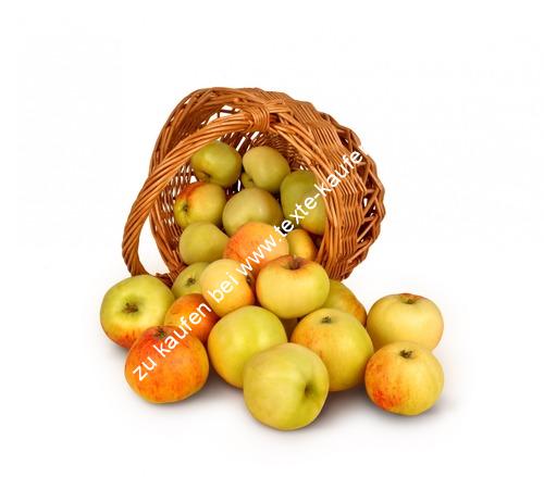 Korb mit Äpfel