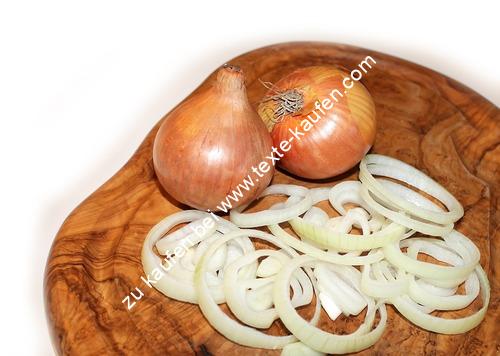 geschnittene Zwiebel
