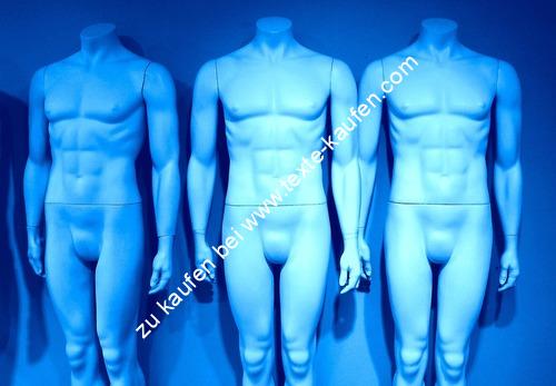 Körper Dummys im blauen Licht