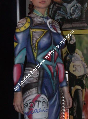Bodyart bemalter Körper