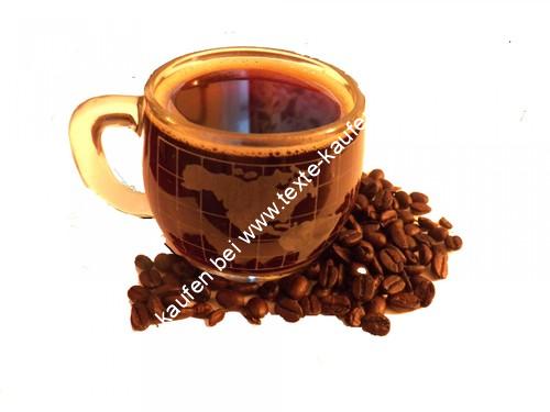 Kaffee transparente Tasse