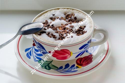 Kaffee mit Schokostreusel