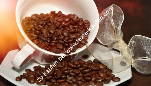 frische Kaffeebohnen Tasse
