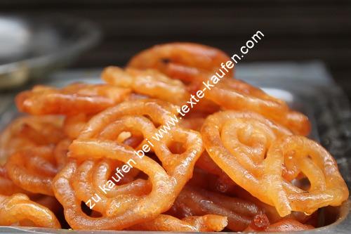 Indische Leckerei Jalebi