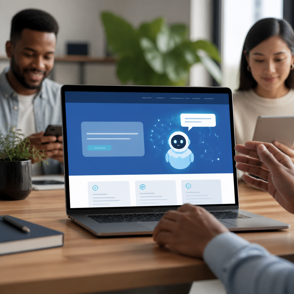 Website-Chatbot mit KI: Besucherfragen automatisch beantworten